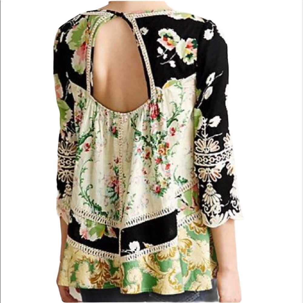 Anthropologie Prateria Peasant Top